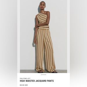 NWT- Zara High-waisted pants- size small